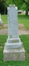 1885 Headstone Mary Sawyer Crain