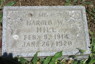 1920 Headstone Harold W Hill